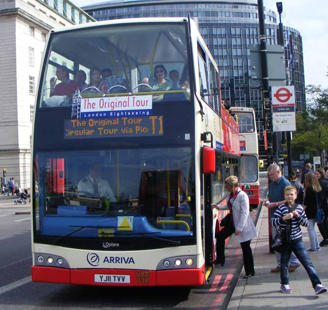 Original London Sightseeing Tour Volvo B9TL Optare Visionaire